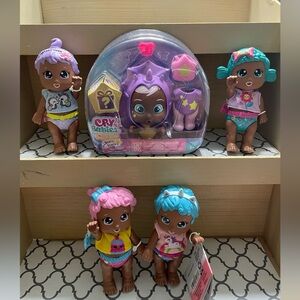 Cry Babies Doll + 4 more little dolls